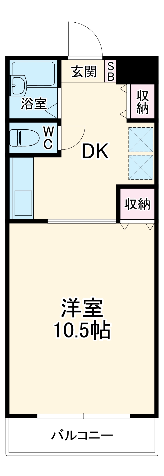 ウインド稲毛の間取り