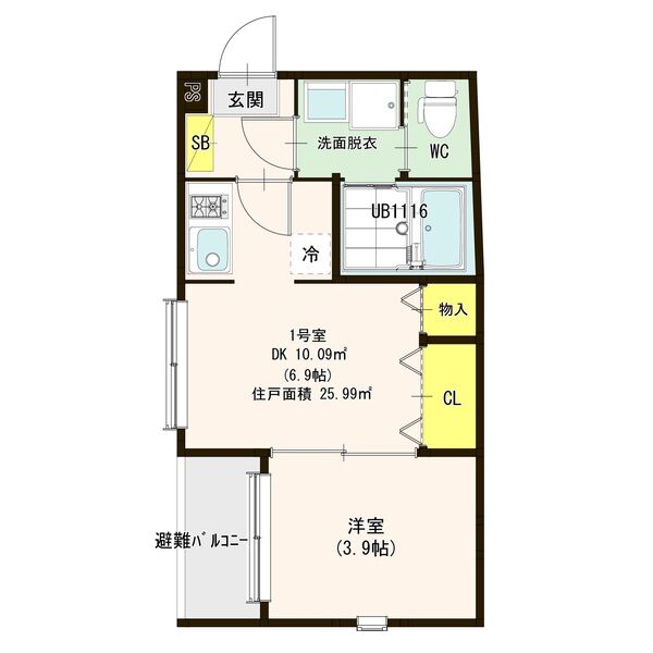 Camellia烏森の間取り