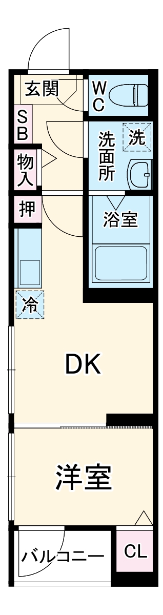 グランシャルム中村の間取り