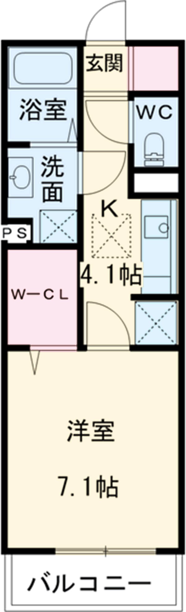 ポム・アールの間取り