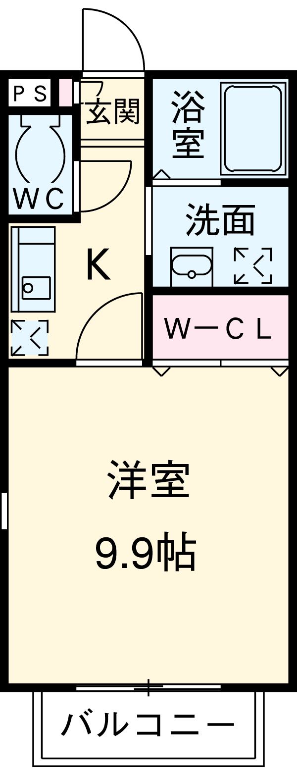 ラフィネシャンブルの間取り