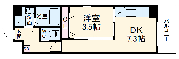 Grazie船橋の間取り