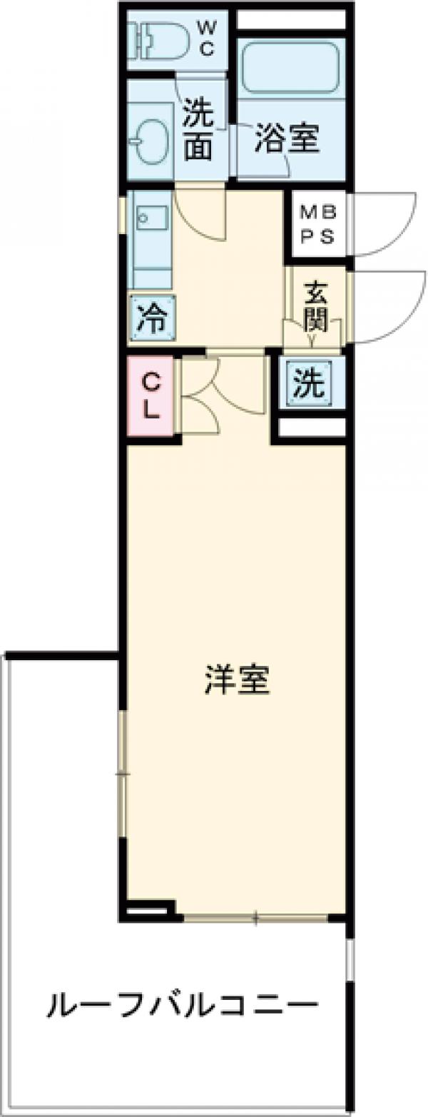 ルーブル高田馬場の間取り