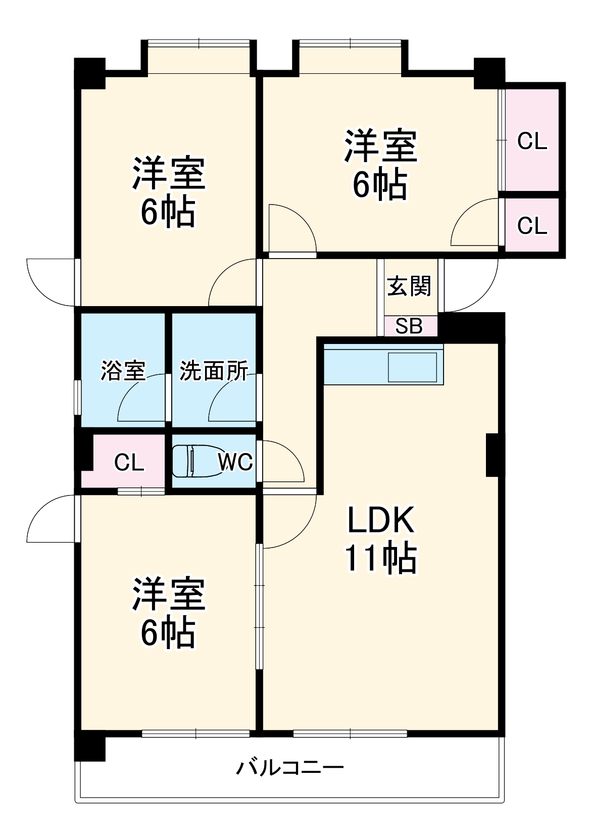 ロイヤルマンションⅠの間取り