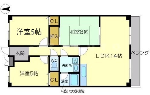 ニチゴマンション2の間取り