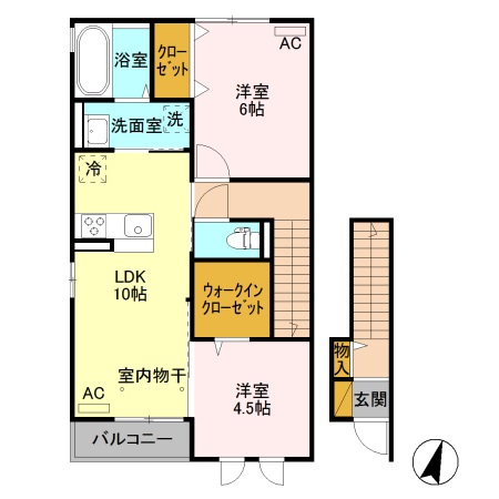 グラッツェの間取り