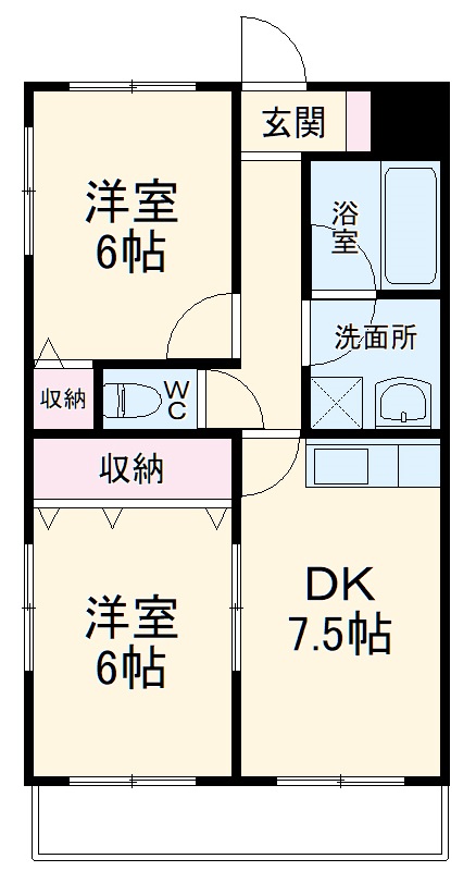 サントラル ヴィラージュの間取り