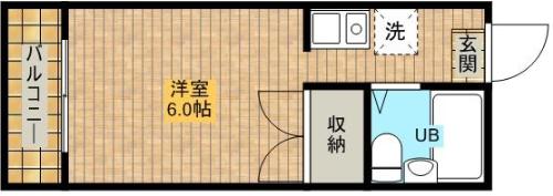 セゾンミスズの間取り