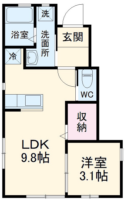 リーブルファイン上条町の間取り