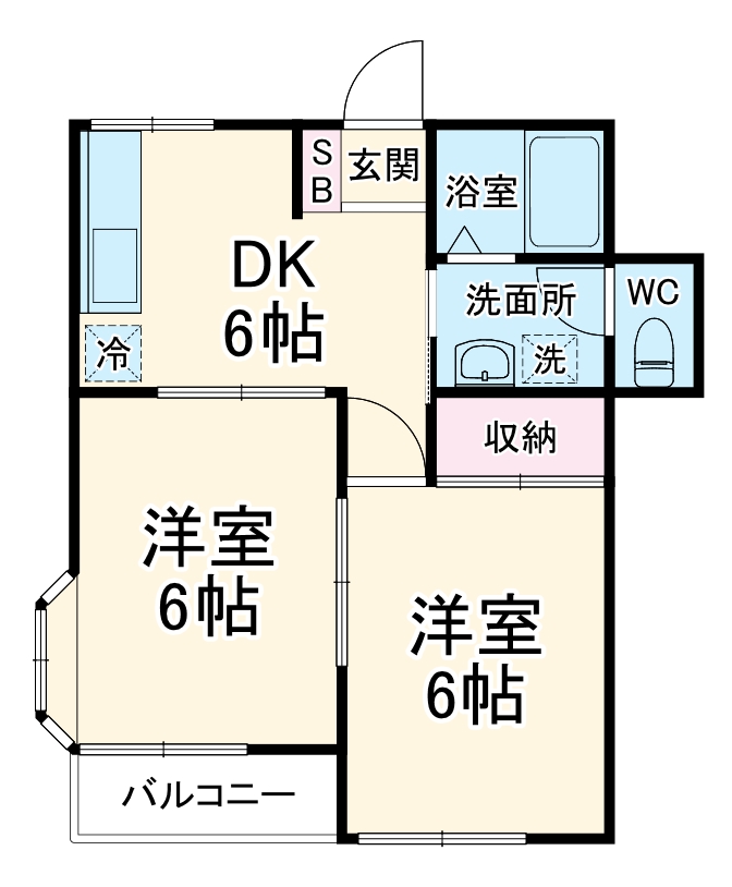 ゼフィールⅡの間取り