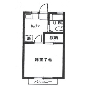 グリーンハイツBの間取り