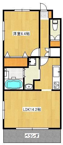 サルバス五ヶ堀之内の間取り