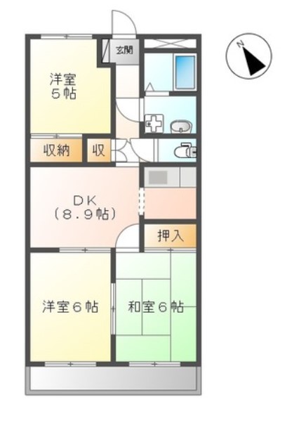 オレンジタウンの間取り