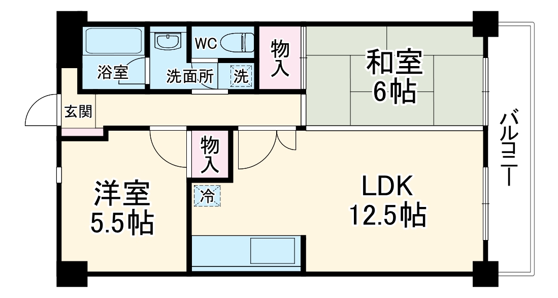 グランデュール峯崎の間取り