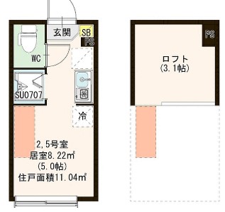 ハーモニーテラス宮前の間取り