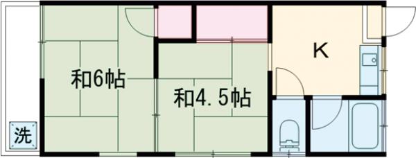 第2いわき荘の間取り