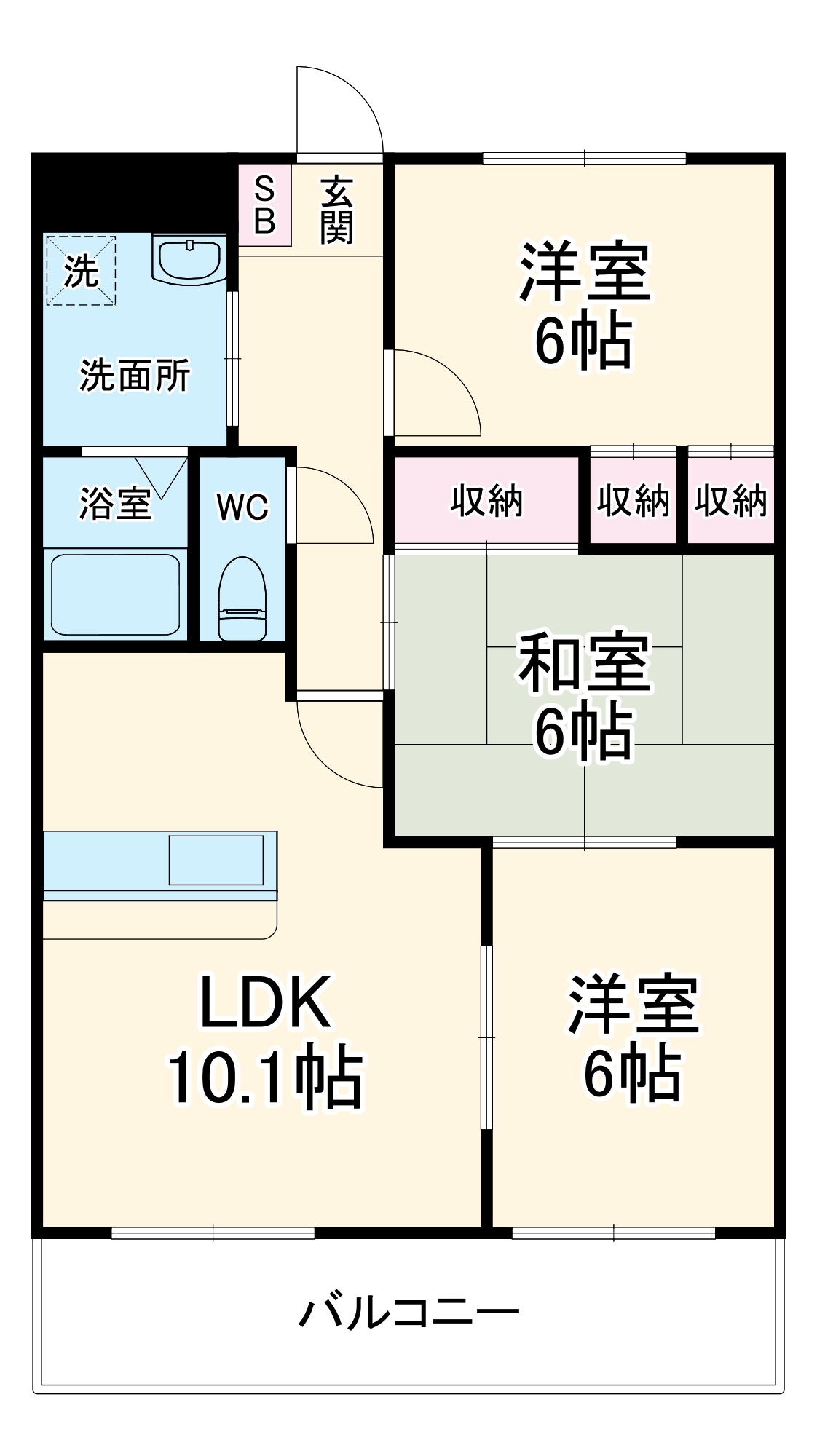 グランドヒルズ神の倉の間取り