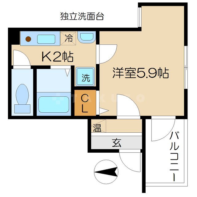 ブリストル神崎の間取り