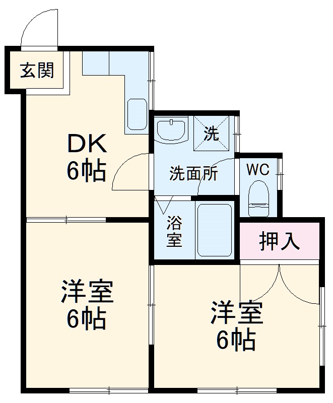 プラザ上尾の間取り