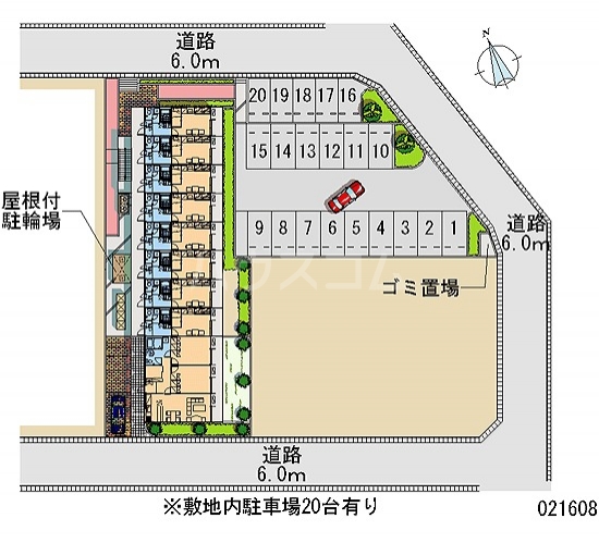 2/5 駐車場