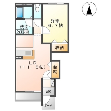 Freccia(フレシア)の間取り