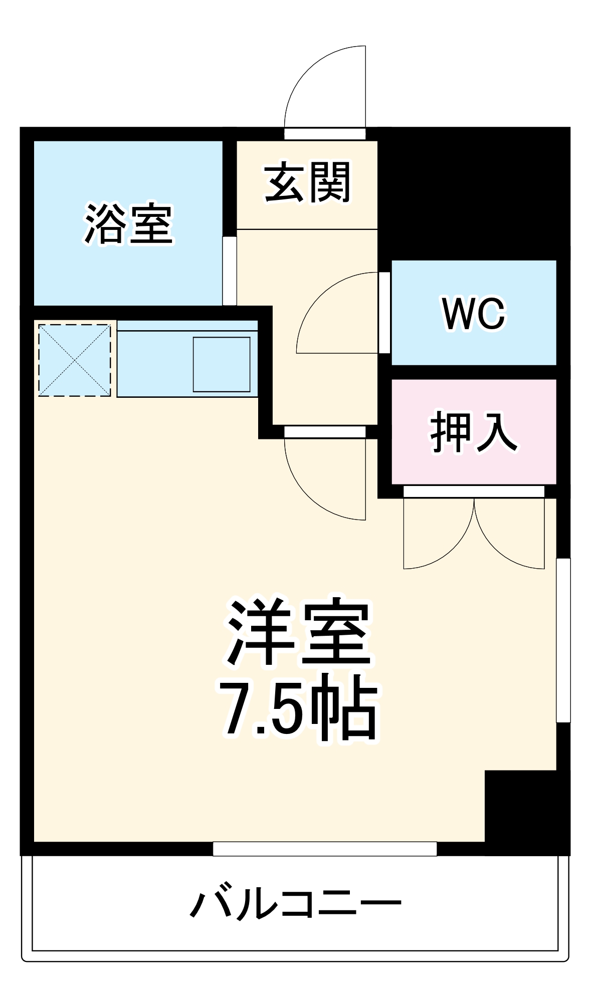 ラポールまるとみIIの間取り