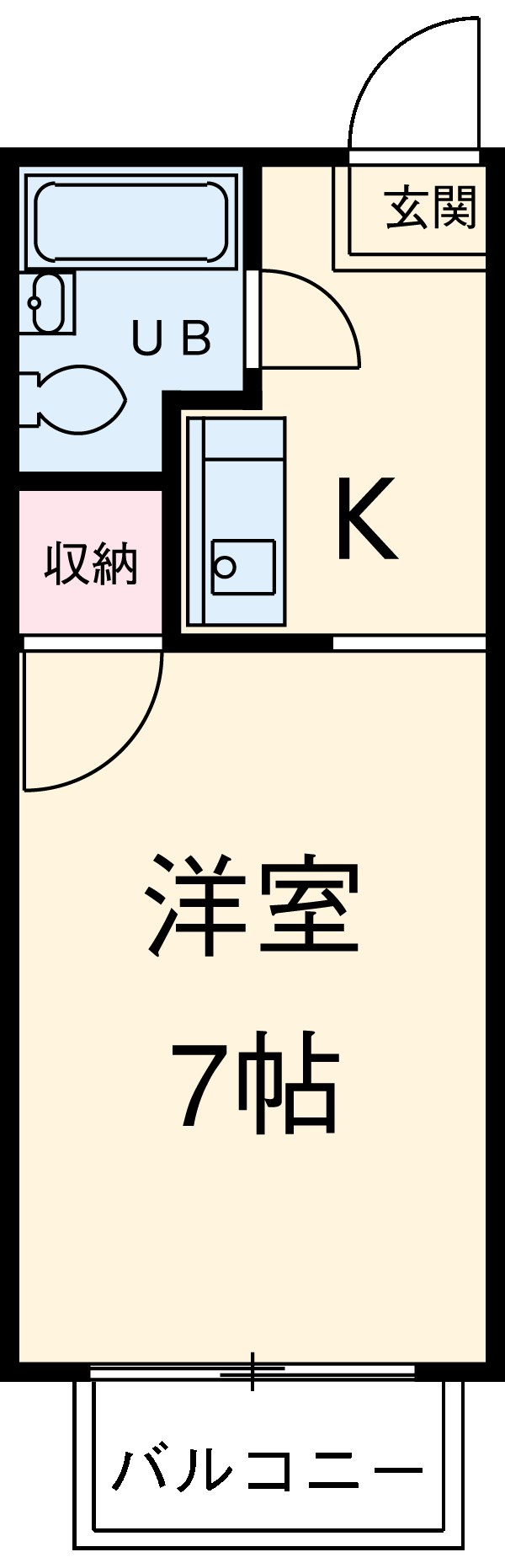 ハイツ若草Ⅱの間取り