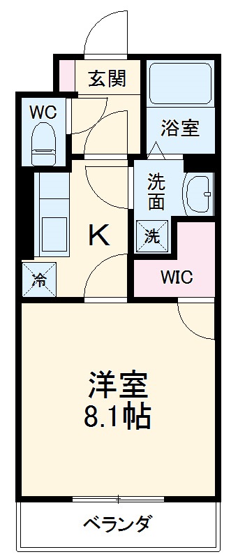 シエルブルーの間取り
