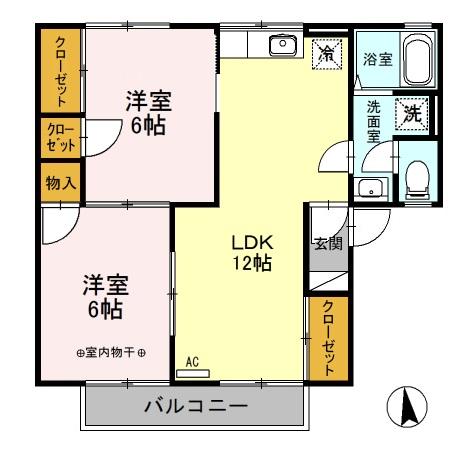 グレイスエステート Bの間取り