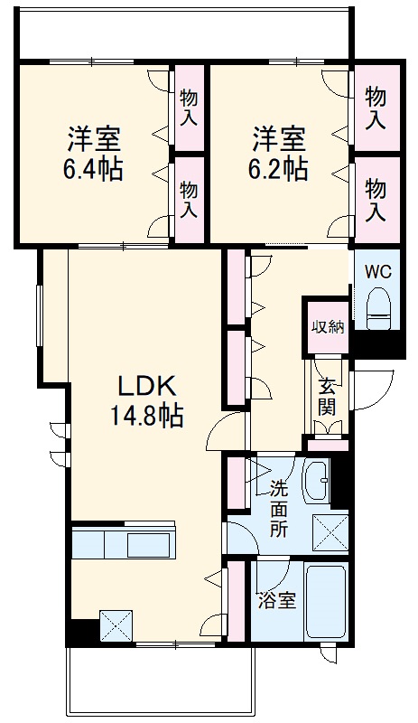 大倉山弐番館の間取り