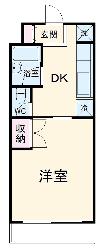 カーサカジマ Ⅰの間取り