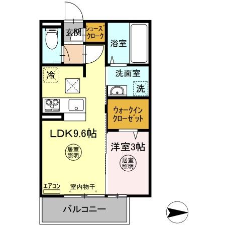 アマーテ元吉田の間取り