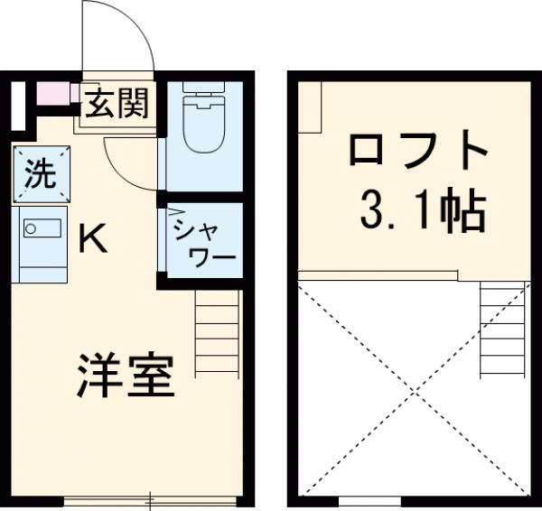 ハーモニーテラス上池袋Ⅲの間取り