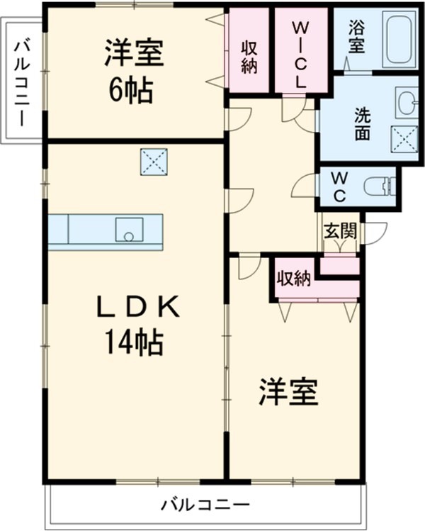 サンセールタカギの間取り