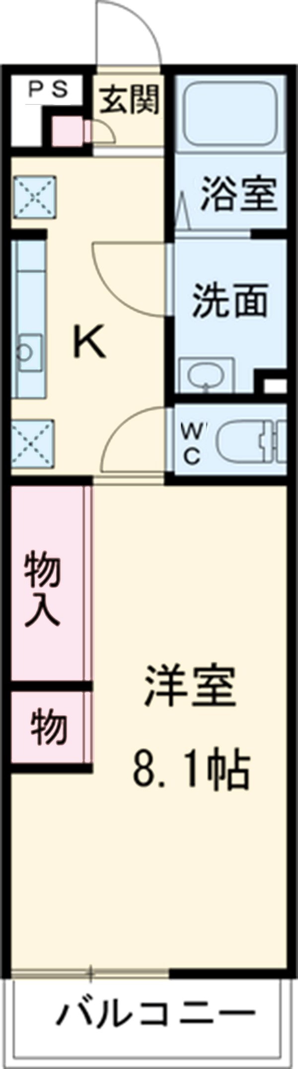リブリ・新松戸の間取り