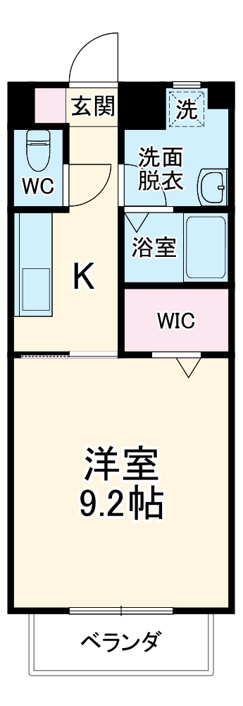 カーサ占部の間取り