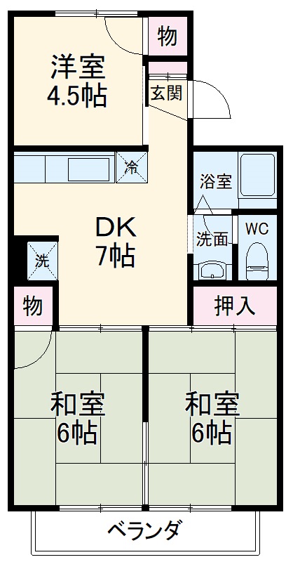 セジュール曙の間取り