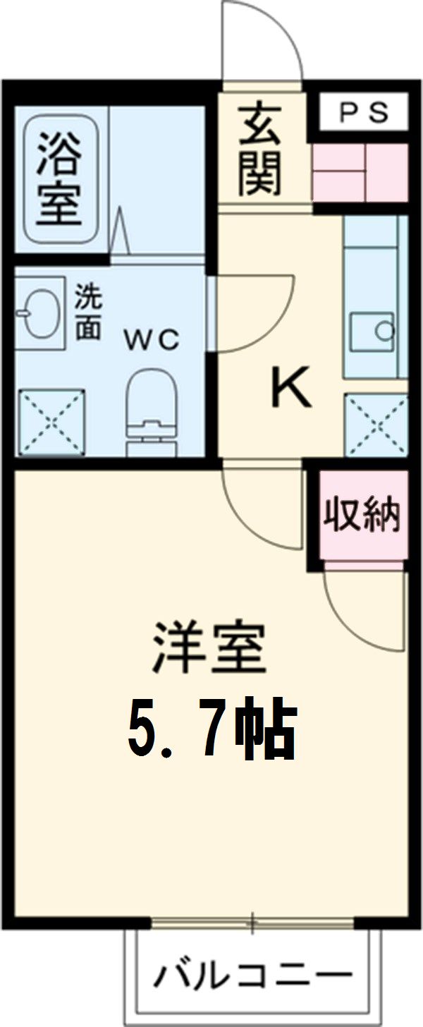 シャンティ八柱の間取り