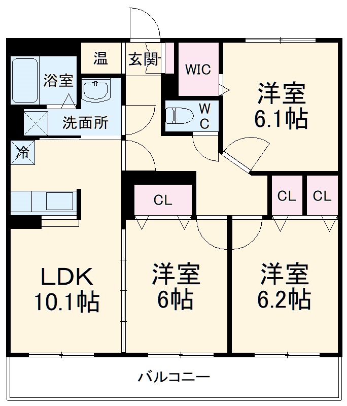 Park Village松代の間取り