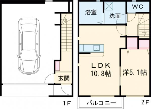 A’s Garageの間取り
