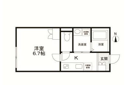 グレイス戸越の間取り