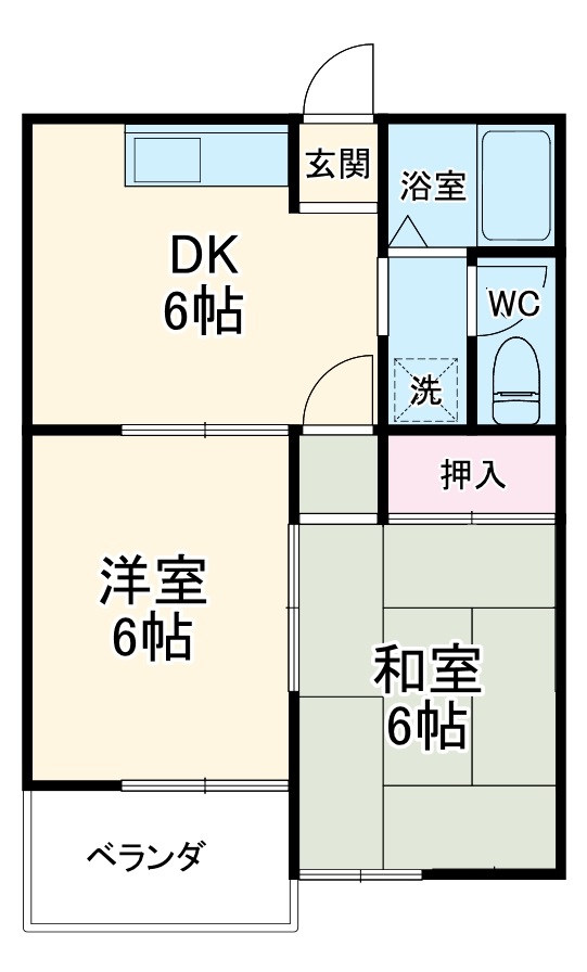 シャルム杉の間取り