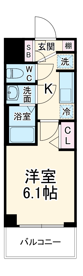 プレサンス東三国駅前グランクラスの間取り