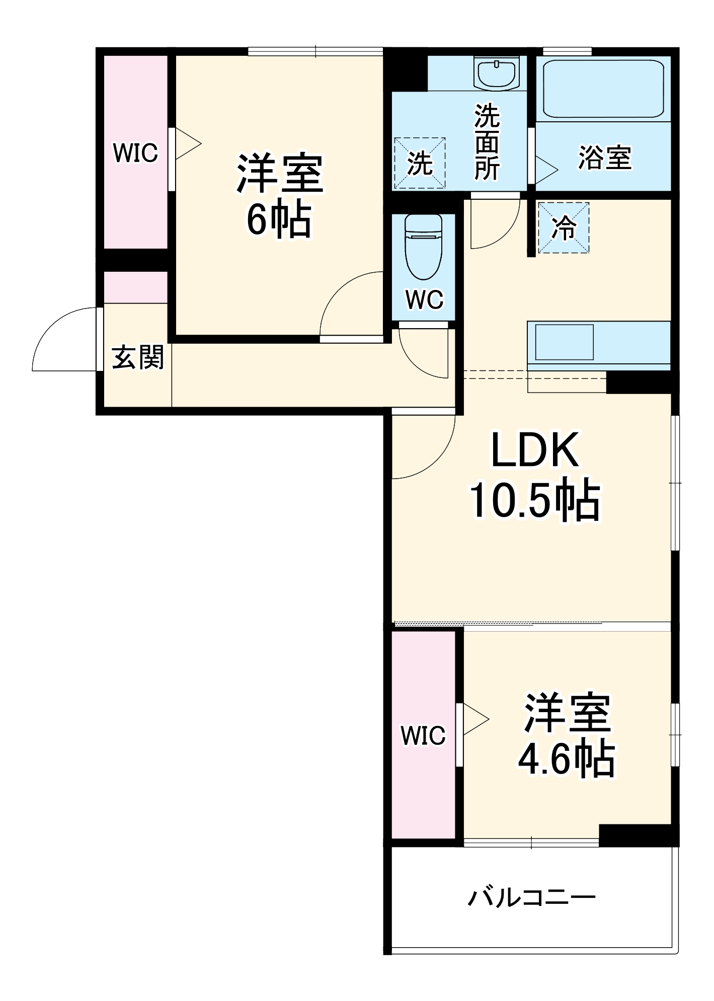ノイハイマートの間取り