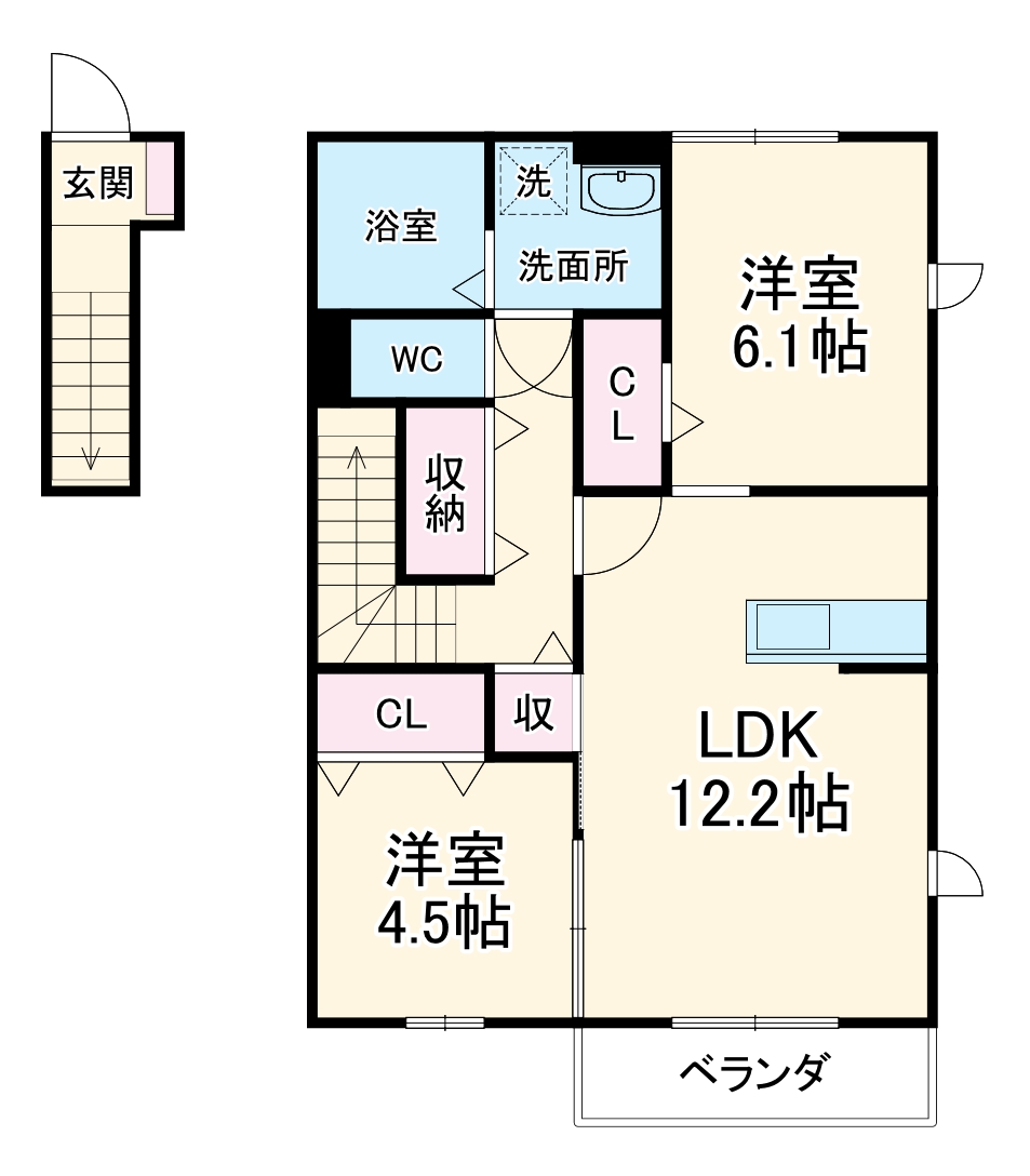 ラ・セーヌの間取り