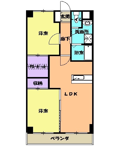 マンションT.S.Kの間取り