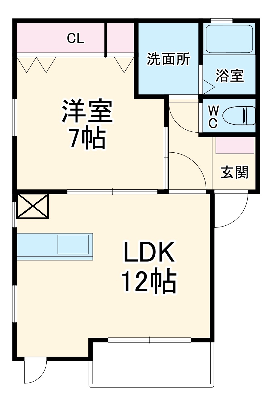 ヴェルデⅡの間取り