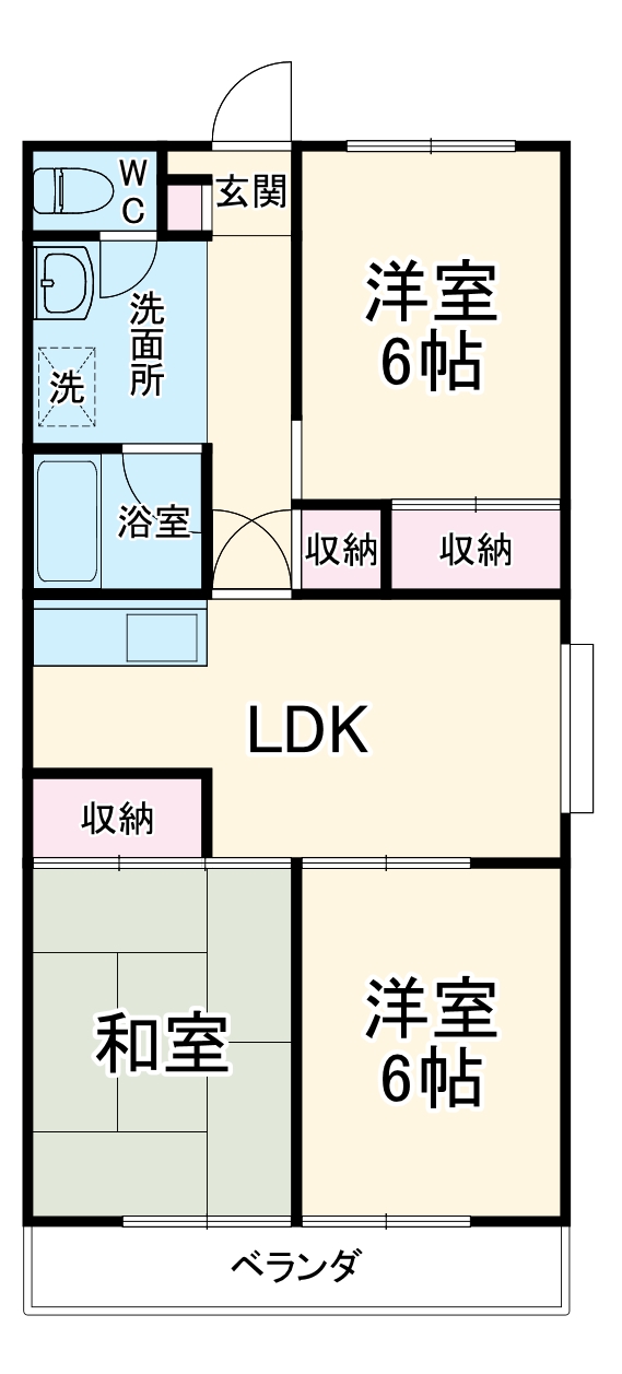 エスポワール葵東の間取り