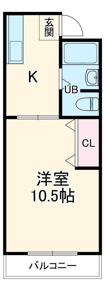村上ハイツの間取り