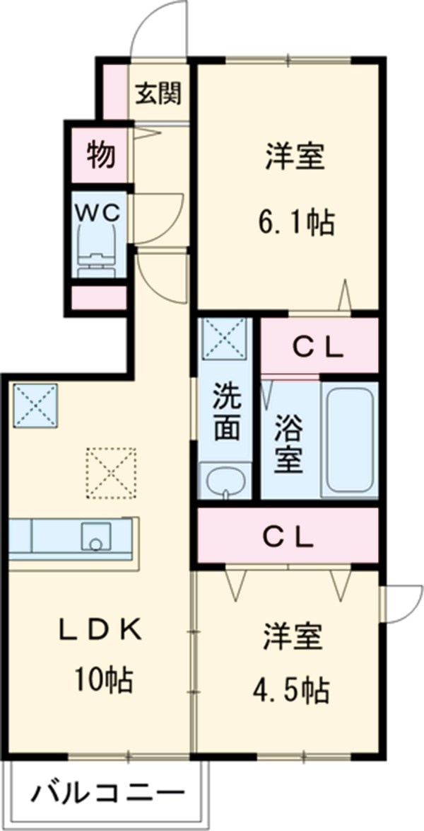 リゾーマの間取り